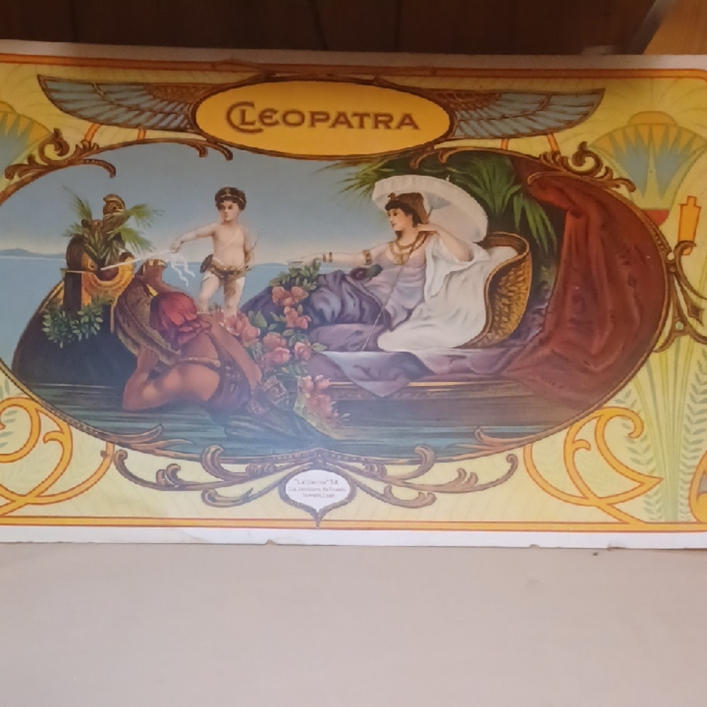 Vintage Cleopatra 1920 Lithograph Print